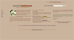 Desktop Screenshot of counterbalance.org.uk